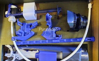 Арматура бачка Geberit для унитаза Ido Seven D, IFO Sign 244.906.00.1 Оригинальная арматура бачка Geberit для унитазов Ido (Идо) Seven D (Севен), IFO (Ифо) Sign с двухрежимной системой слива

Комплект арматуры сливного бачка состоит из сливного механизма 244.904.00.1 с уплотнением клапана слива (816.418.00.1); клапана наполнения (244.902.00.1). Кнопка слива (Z98303) в комплект не входят. 

Подходит для унитазов Ifö/IDO/Porsgrund серии Pala, Seven D, Seven D 10, Seven D 11, Seven D 13, Seven D 19, Seven D Image, Sign, Sign 6820, Sign 6832, Sign 6860, Sign 6872, Sign 6894, Sign Art. Подвод воды 1/2". 
Замена для арматуры Ifo Z96766, Z96769, Z96772.